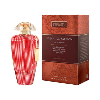 The Merchant of Venice Byzantium Saffron Eau de Parfum 100mL bottle and box