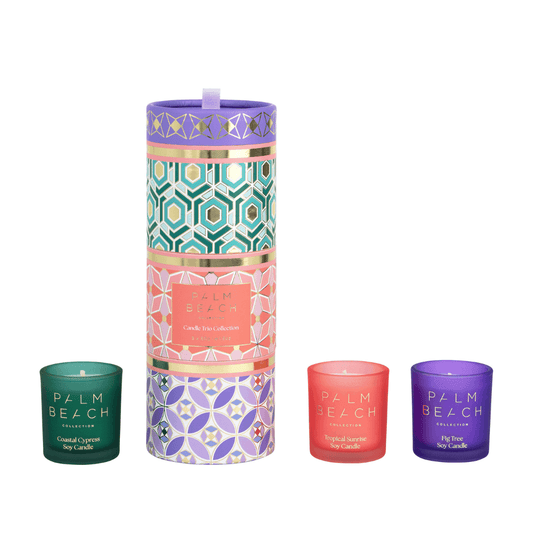 Mini candles - Palm Beach - Palm Beach Candle Trio Collection - The Gift Company