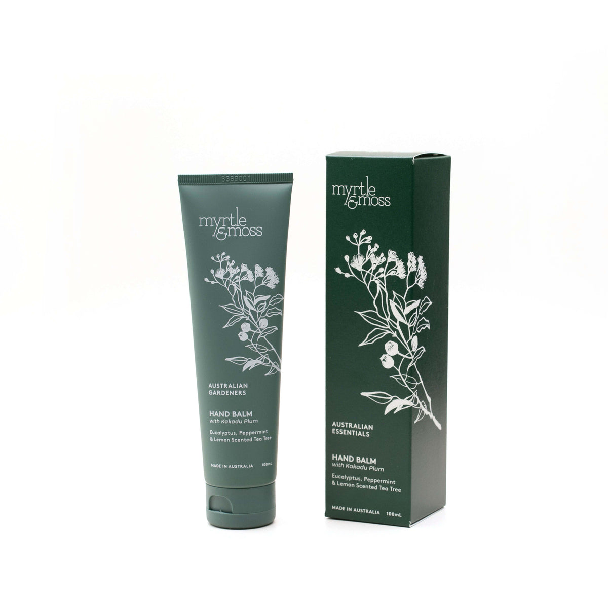 Myrtle & Moss Hand Balm 100mL included in the Australian Essentials Bundle