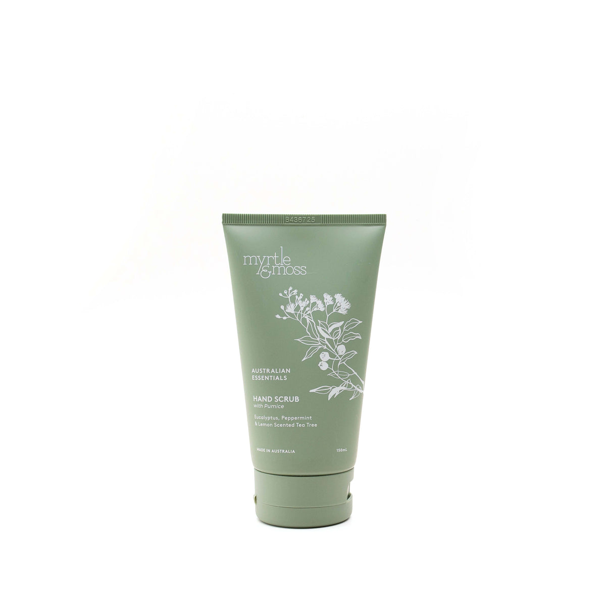 Myrtle & Moss Hand Scrub 150mL included in the Australian Essentials Bundle