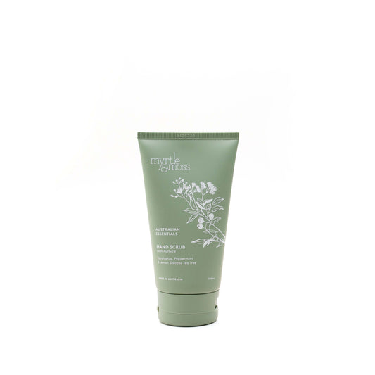 Myrtle & Moss Hand Scrub 150mL included in the Australian Essentials Bundle