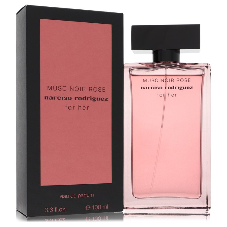 Narciso Rodriguez Musc Noir Rose Eau de Parfum Floral Musky 100mL bottle and box