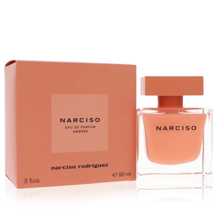Narciso Rodriguez Ambrée Eau de Parfum Amber Floral 90mL bottle and box
