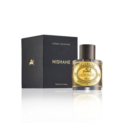 Nishane Safran Colognisé Extrait de Parfum 100mL bottle and box