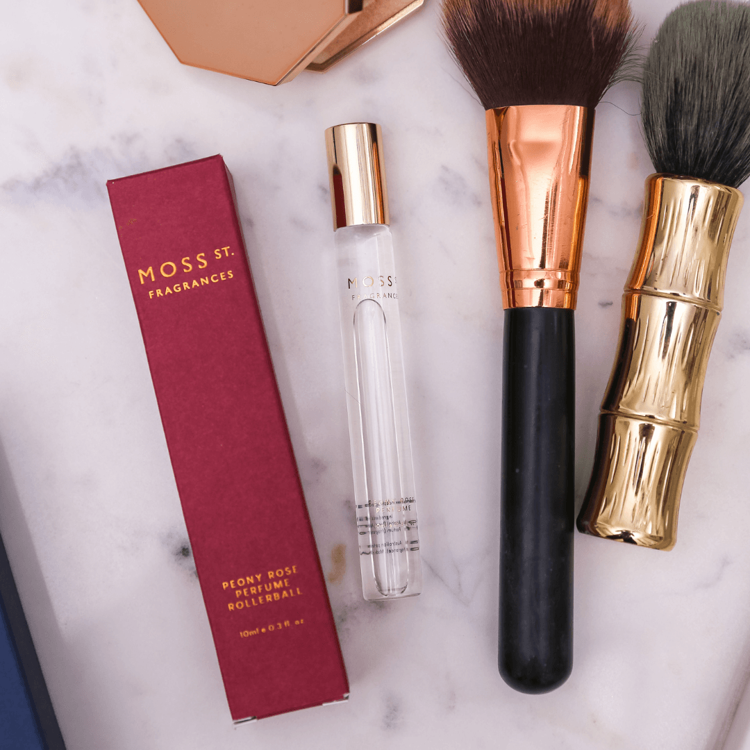 Perfume Rollerball - Moss St Ceramics - MOSS ST Peony Rose Perfume Rollerball 10ml - The Gift Company
