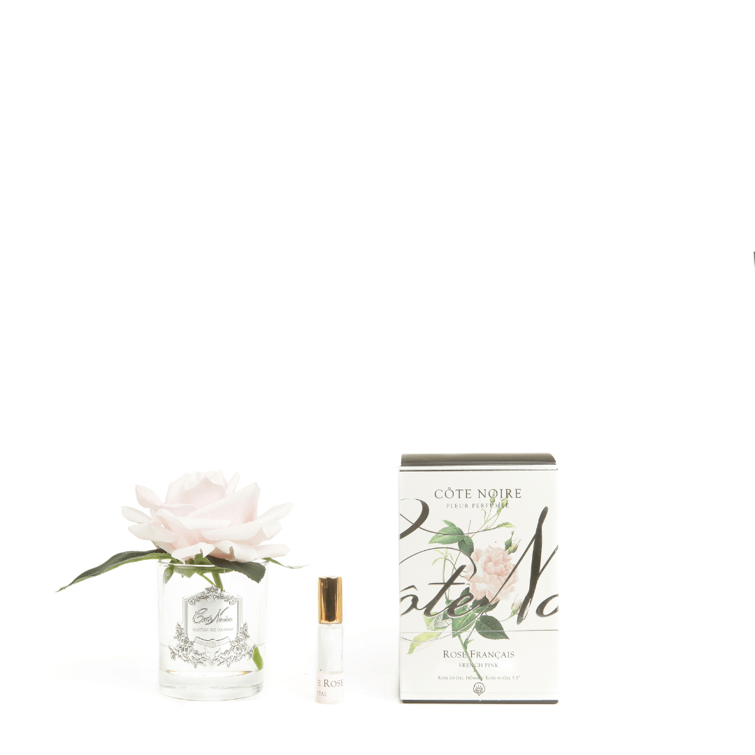 Perfumed Single Rose - Cote Noire - Cote Noire Natural Touch Single Rose - French Pink - The Gift Company