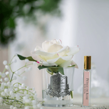 Perfumed Single Rose - Cote Noire - Cote Noire Natural Touch Single Rose - Pink Blush - The Gift Company