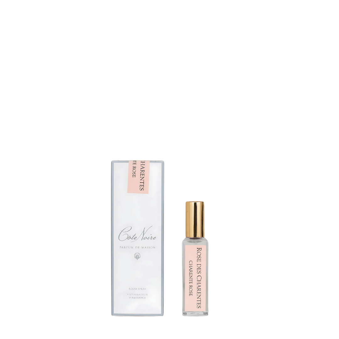 Perfumed Spray - Côte Noire - Côte Noire - Charente Rose Room Spray 15ml - The Gift Company