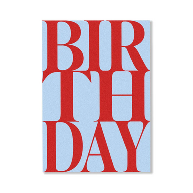 CARDBOARD Greeting Card Birthday