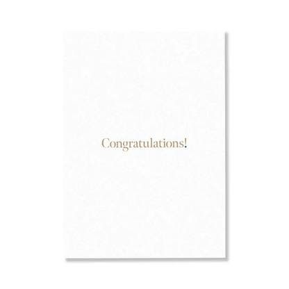 Personalised Gift Card - CARDBOARD - CARDBOARD Greeting Card Congratulations! - The Gift Company