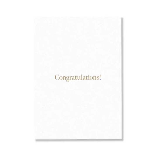 Personalised Gift Card - CARDBOARD - CARDBOARD Greeting Card Congratulations! - The Gift Company