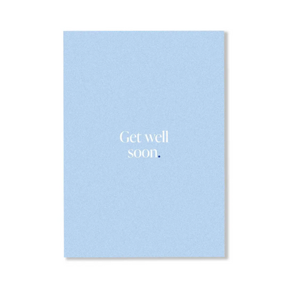 Personalised Gift Card - CARDBOARD - CARDBOARD Greeting Card Get Well Soon. - The Gift Company