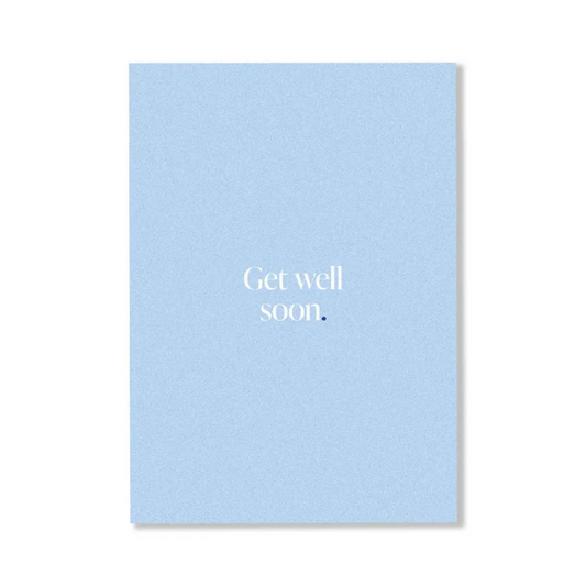 Personalised Gift Card - CARDBOARD - CARDBOARD Greeting Card Get Well Soon. - The Gift Company
