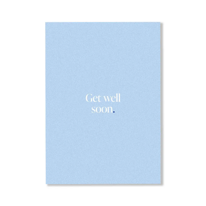 Personalised Gift Card - CARDBOARD - CARDBOARD Greeting Card Get Well Soon. - The Gift Company