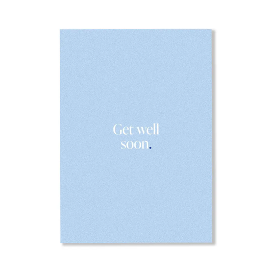 Personalised Gift Card - CARDBOARD - CARDBOARD Greeting Card Get Well Soon. - The Gift Company