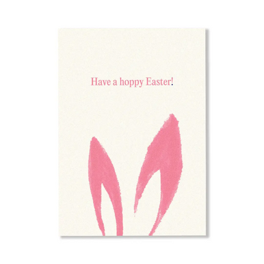CARDBOARD Greeting Card Have A Hoppy Easter.