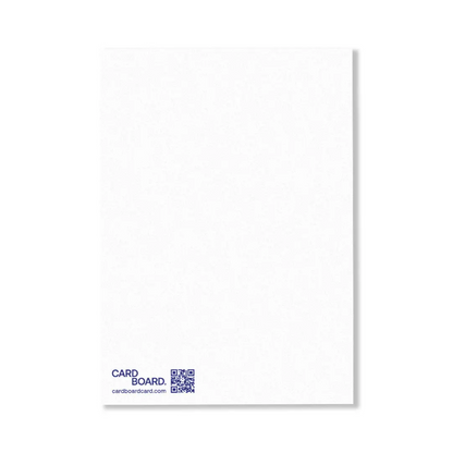 Personalised Gift Card - CARDBOARD - CARDBOARD Greeting Card I Heart You. - The Gift Company