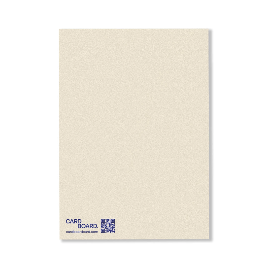 Personalised Gift Card - CARDBOARD - CARDBOARD Greeting Card Single Heart - The Gift Company