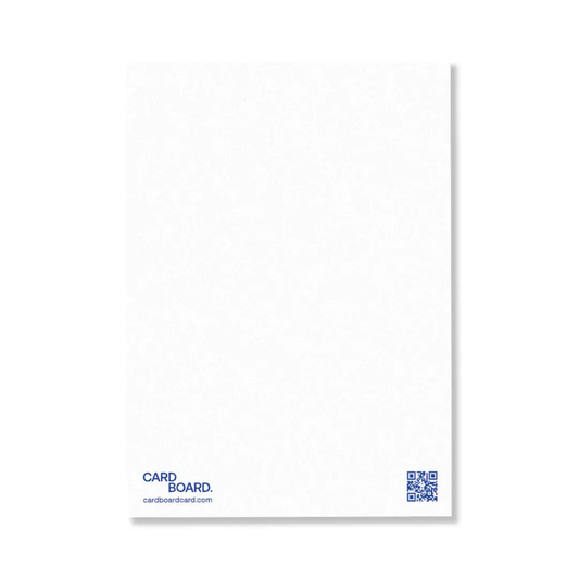 Personalised Gift Card - CARDBOARD - CARDBOARD Greeting Card There Are No Words. - The Gift Company