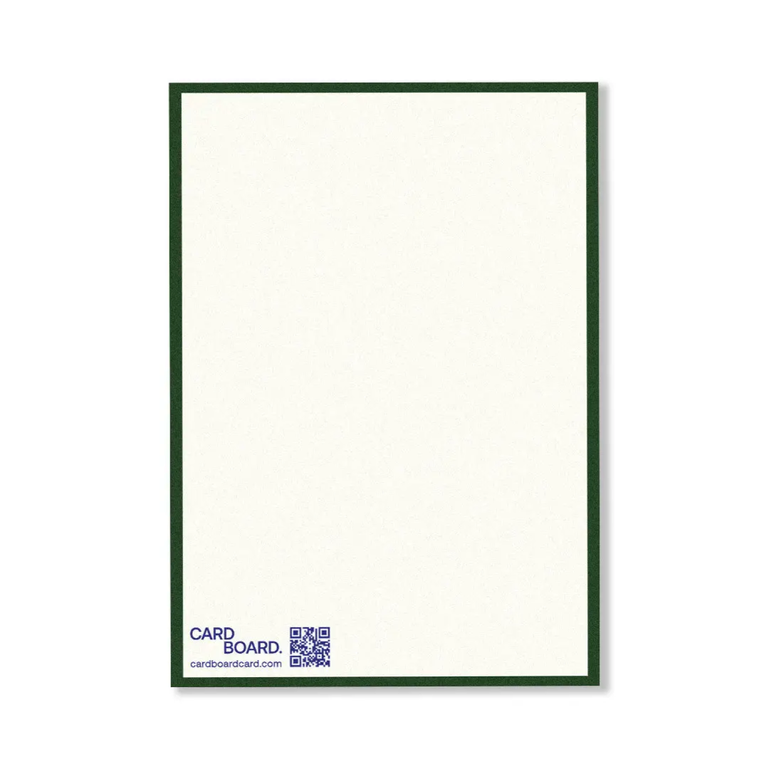 Personalised Gift Card - CARDBOARD - CARDBOARD Greeting Card With Love. - The Gift Company