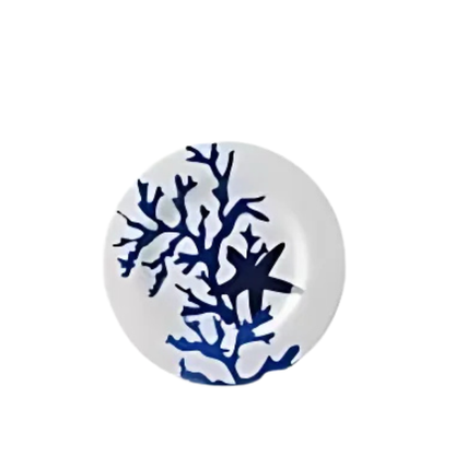 Plates - Mario Luca Giusti - Mario Luca Giusti Corallo Blue Dinner Plates Set of 2 - The Gift Company