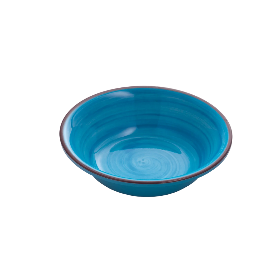 Plates - Mario Luca Giusti - Mario Luca Giusti Saint Tropez Turquoise Bowls Set of 6 - The Gift Company