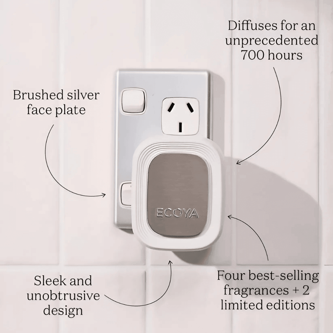 Plug-In Diffuser - Ecoya - ECOYA Sorbet Summer Rosewater & Raspberry Plug-in Diffuser Set - The Gift Company