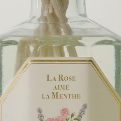 Carrière Frères La Rose aime la Menthe Candle 185g & Diffuser 200mL Bundle (worth $210)