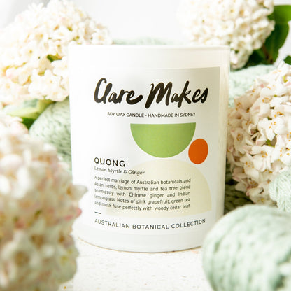 Clare Makes Quong Lemon Myrtle & Ginger Reed Diffuser 200mL – Clare Makes product and lifestyle image 12