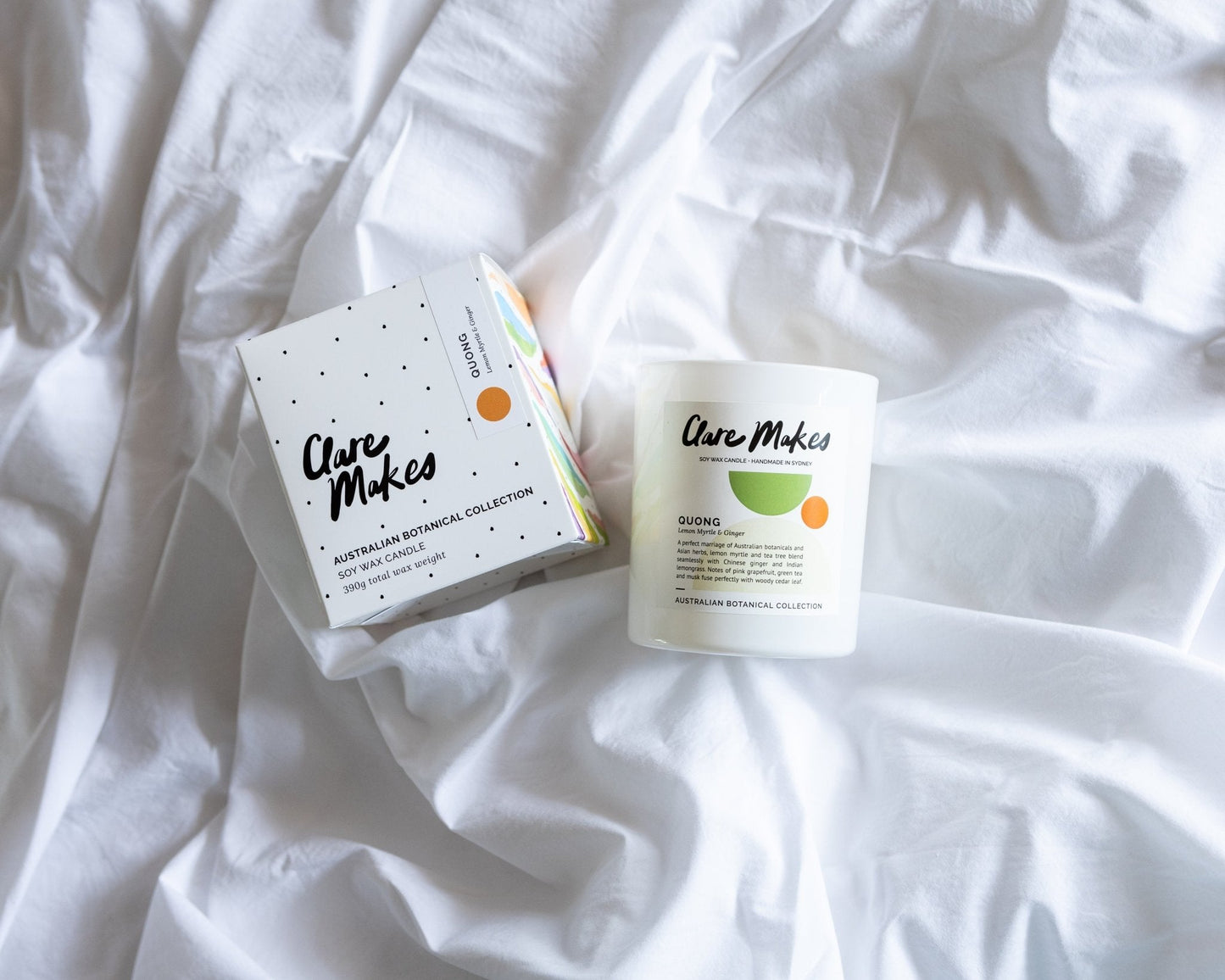 Clare Makes Quong Lemon Myrtle & Ginger Reed Diffuser 200mL – Clare Makes product and lifestyle image 9