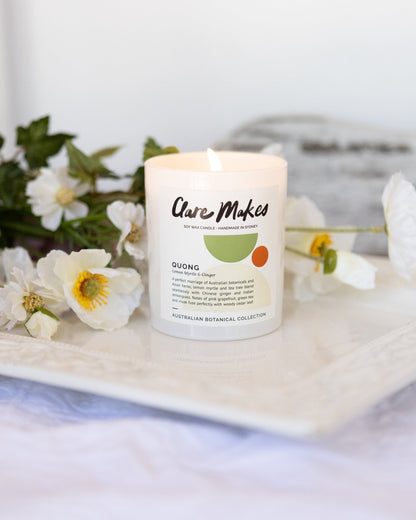 Clare Makes Quong Lemon Myrtle & Ginger Reed Diffuser 200mL – Clare Makes product and lifestyle image 10
