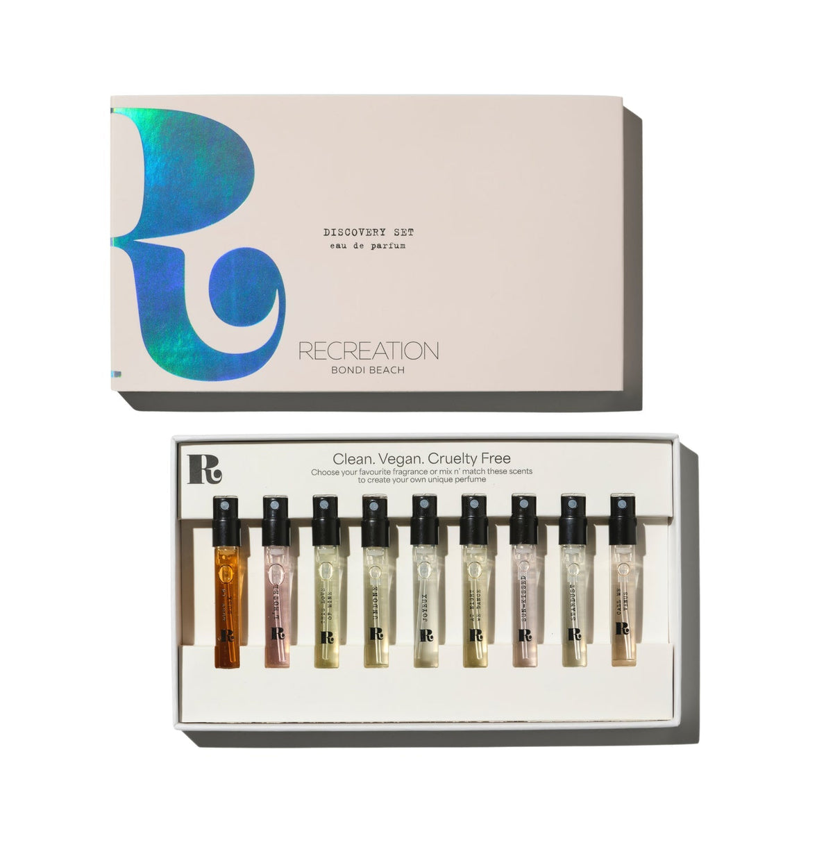 Recreation Beauty Discovery Set Eau de Parfum with presentation packaging