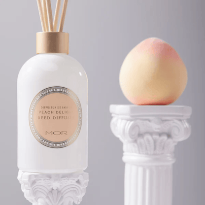 Reed Diffuser - Mor Boutique - MOR Emporium Classics Blanc Peach Delight Reed Diffuser 200mL - The Gift Company