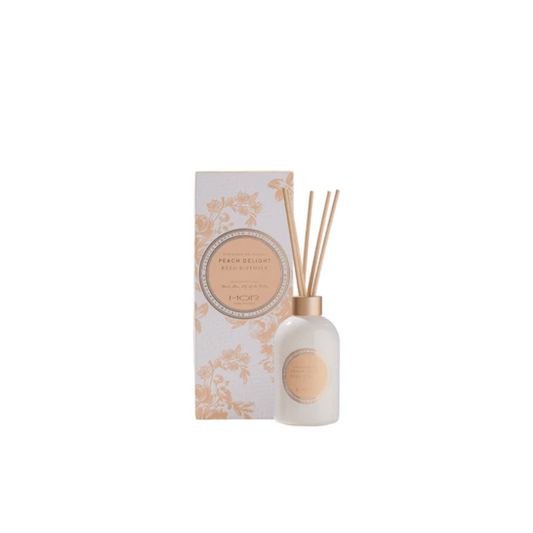 Reed Diffuser - Mor Boutique - MOR Emporium Classics Blanc Peach Delight Reed Diffuser 200mL - The Gift Company