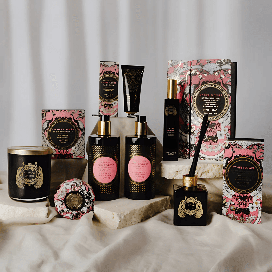 Reed Diffuser - Mor Boutique - MOR Emporium Classics Lychee Flower Reed Diffuser 180mL - The Gift Company