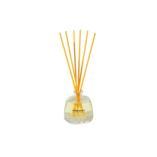 Reed Diffuser - Pinkmint Candle - Pinkmint Candle Lemon Myrtle Reed Diffuser Crystal Infused 200ml - The Gift Company