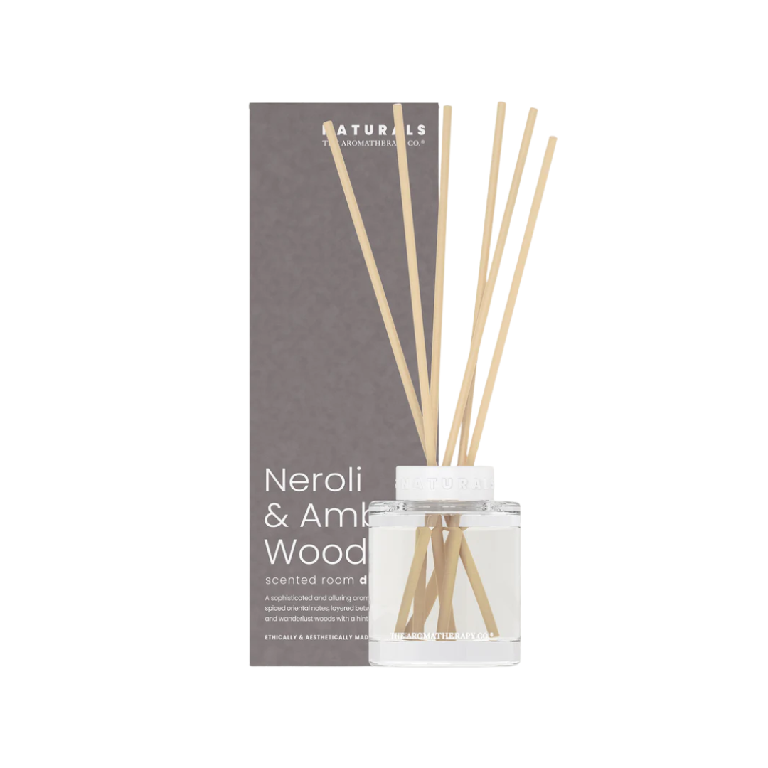 Reed Diffuser - The Aromatherapy Co. - The Aromatherapy Co. Neroli & Amber Wood Naturals Diffuser 120mL - The Gift Company