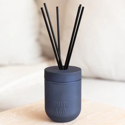 Reed Diffuser - The Aromatherapy Co. - The Aromatherapy Co. Smith & Co. Smoked Suede & Bergamot Diffuser 200mL - The Gift Company