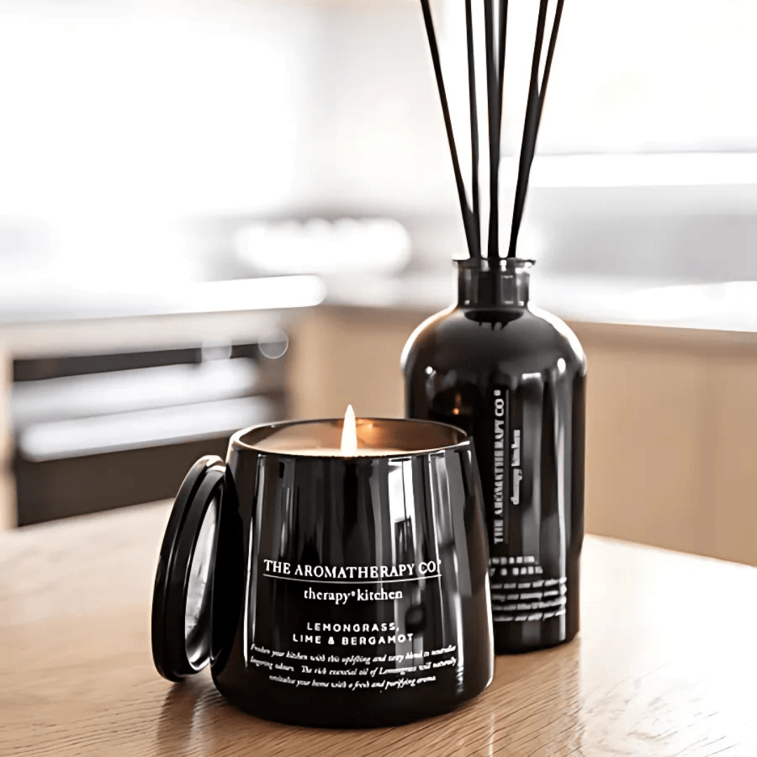 Reed Diffuser - The Aromatherapy Co. - The Aromatherapy Co. Therapy Kitchen Diffuser Lemongrass, Lime & Bergamot 250mL - The Gift Company