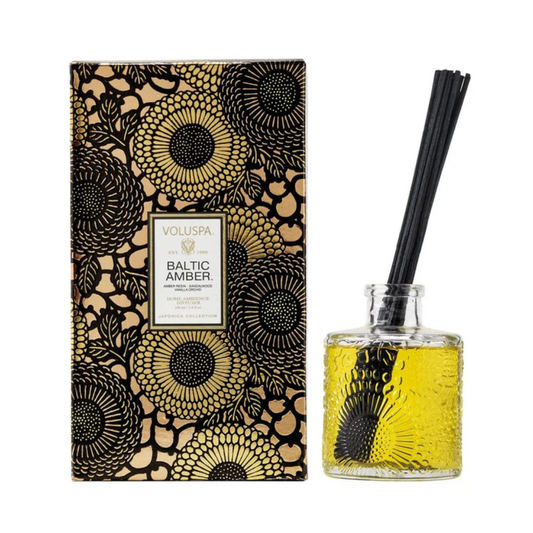 Reed Diffuser - VOLUSPA - VOLUSPA Baltic Amber Diffuser 100mL - The Gift Company