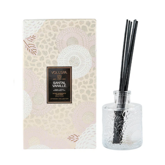 Reed Diffuser - VOLUSPA - VOLUSPA Santal Vanille Diffuser 100mL - The Gift Company