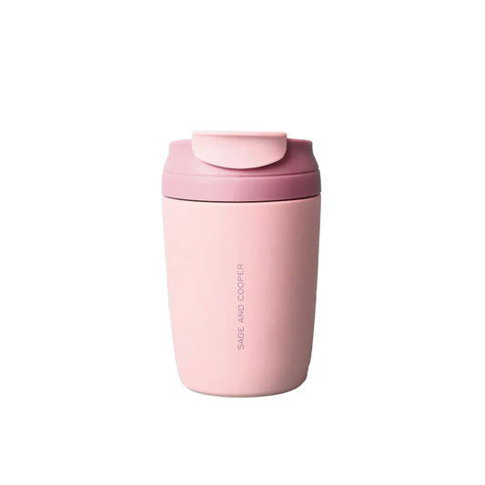 Reusable Cup - Sage & Cooper - Sage & Cooper Olive Reusable Blush/Rose Cup 350mL - The Gift Company