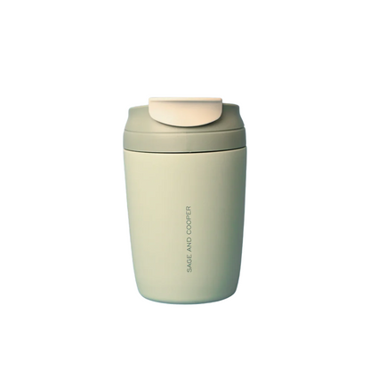 Reusable Cup - Sage & Cooper - Sage & Cooper Olive Reusable Sage/Fern Blue Cup 350mL - The Gift Company