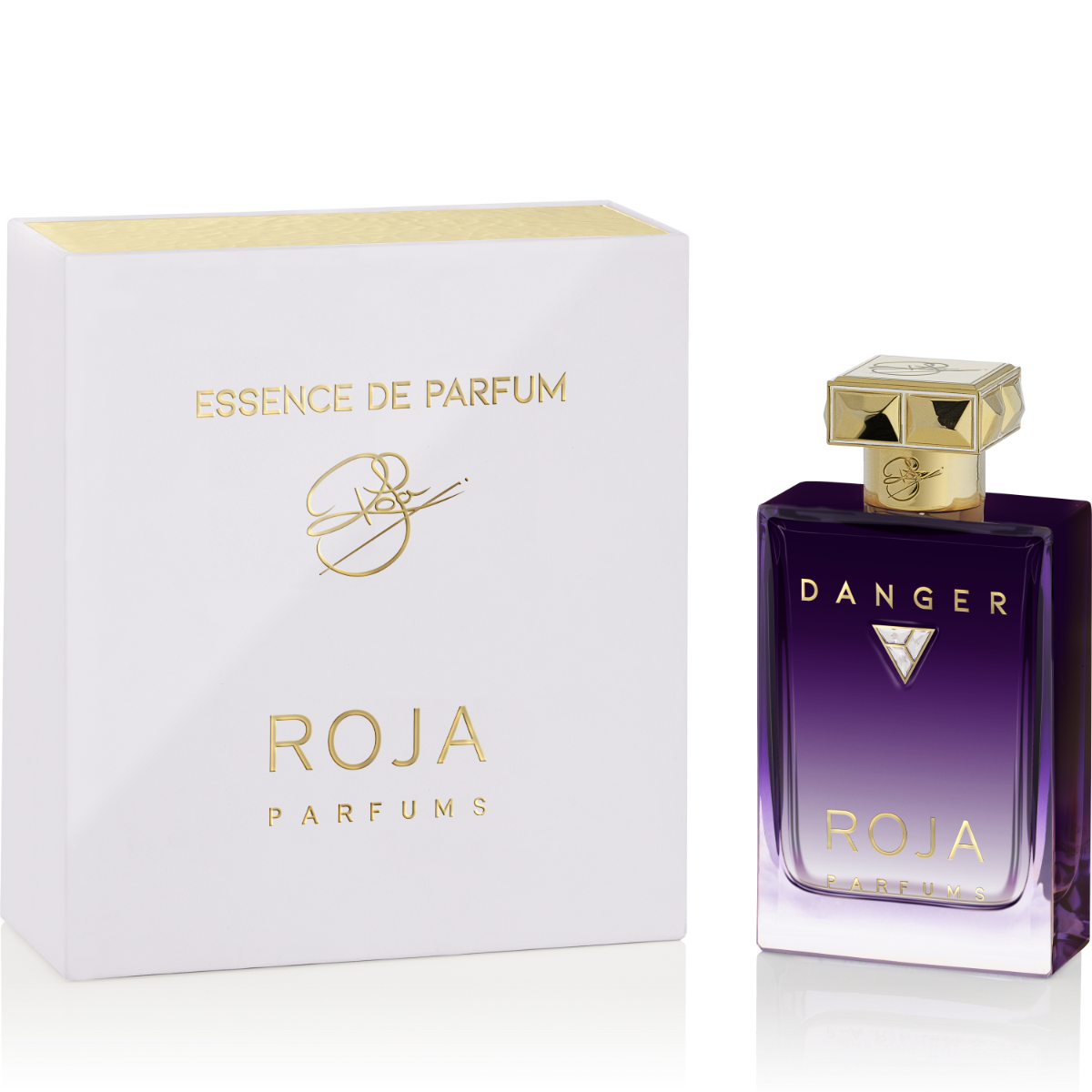 Roja Parfums Danger Pour Femme Essence de Parfum 100mL bottle and box
