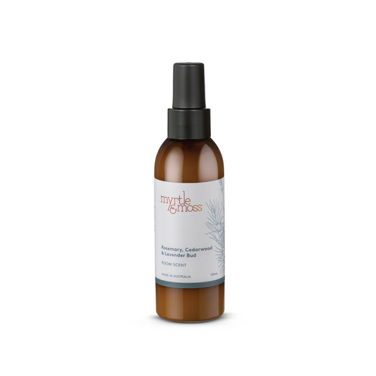 Room Spray - Myrtle & Moss - Myrtle & Moss Signature Room Scent Rosemary, Cedarwood & Lavender Bud 200mL - The Gift Company