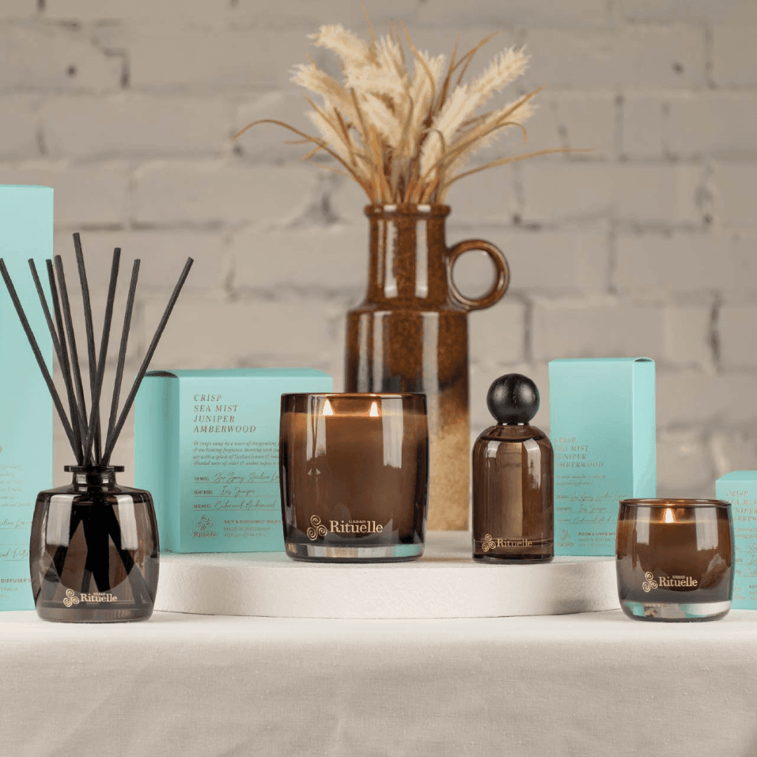 Room Spray - Urban Rituelle - Urban Rituelle Room & Linen Mist Crisp Sea Mist, Juniper, Amberwood 100mL - The Gift Company