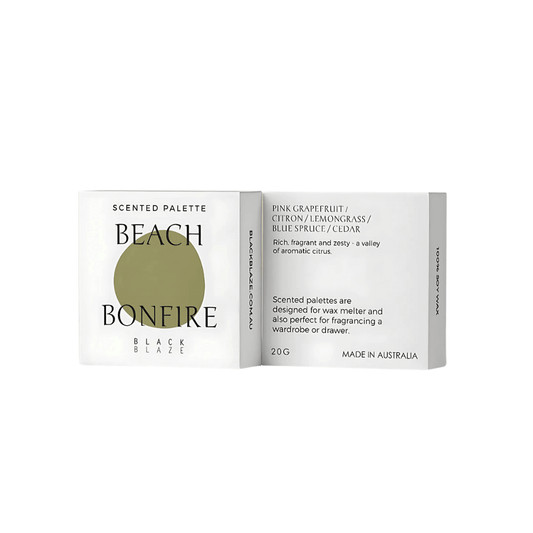 Scented Palette - Black Blaze - Black Blaze Beach Bonfire Scented Palette 20g - The Gift Company