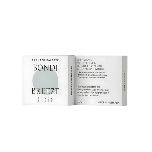 Scented Palette - Black Blaze - Black Blaze Bondi Breeze Scented Palette 20g - The Gift Company