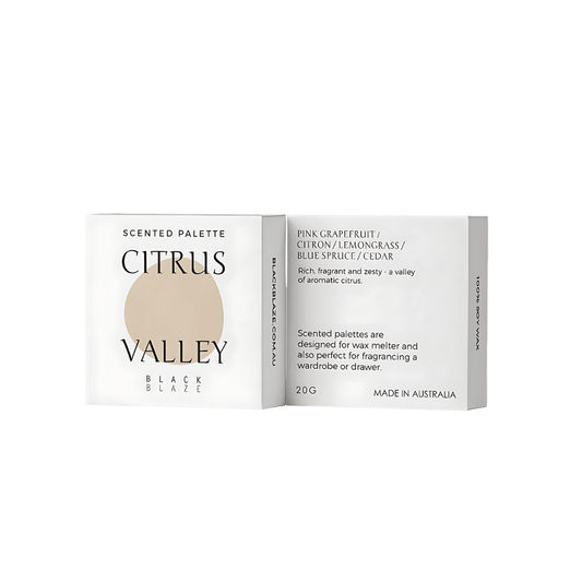 Scented Palette - Black Blaze - Black Blaze Citrus Valley Scented Palette 20g - The Gift Company