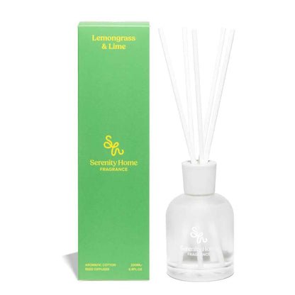 Serenity Home Lemongrass & Lime Reed Diffuser 200mL